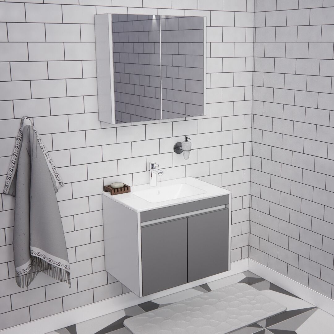 65'lik Banyo Dolabı | B1007