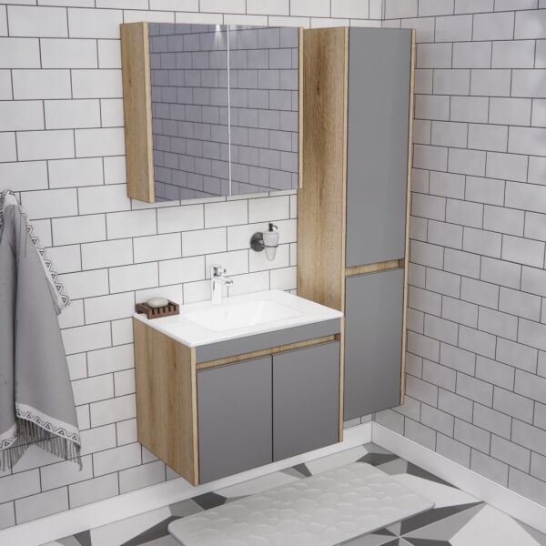 65'lik Banyo Boy Dolaplı  | B1009