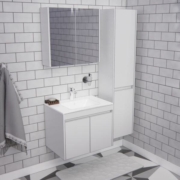 65'lik Banyo Boy Dolaplı  | B1012