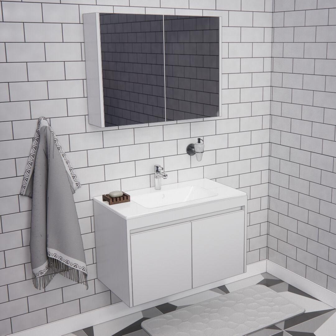80'lik Banyo Dolabı | B1018