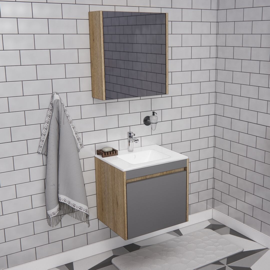 65'lik Banyo Dolabı | B1025