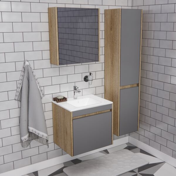 55'lik Banyo Boy Dolaplı  | B1029