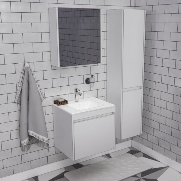 55'lik Banyo Boy Dolaplı  | B1032