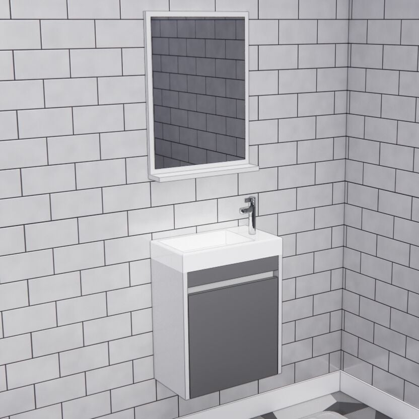 45'lik Banyo Dolabı | B1036
