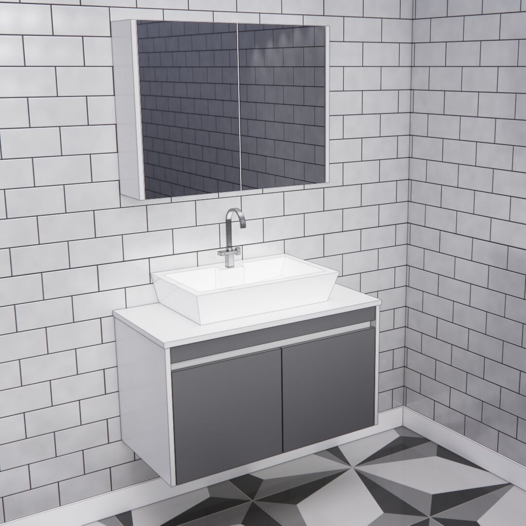 Hilton  Banyo Dolabı | B1039