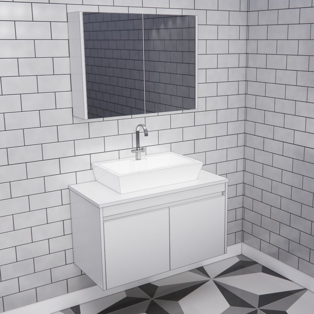 Hilton  Banyo Dolabı | B1040