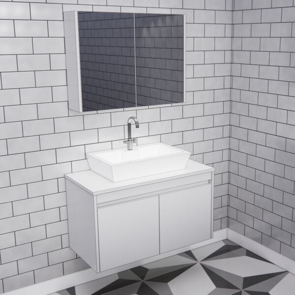 Hilton  Banyo Dolabı | B1040